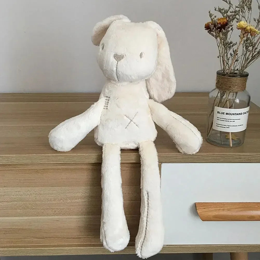 Cute Cartoon Plush Cloth Rabbit Doll Baby Stroller Sleeping Partners Crib Tent Decor Ornaments Kids Toys Birthday Gift