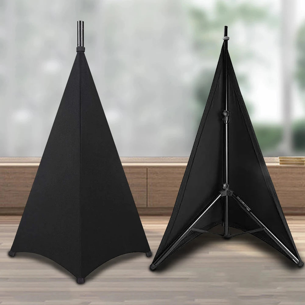 Speaker Stand Cover Universal Height Flexible Stretchable Dj Light Speaker Stand Cover Floor Equipment Tool Blind Accessories