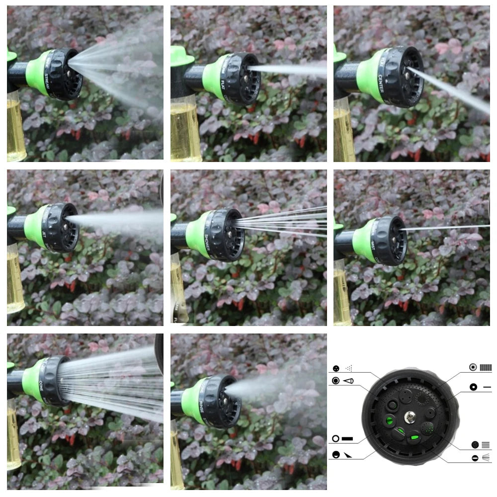 Washing Sprayer Nozzle Hose Gun Car Plant Pet Washing Cleaning Water Foam Soap