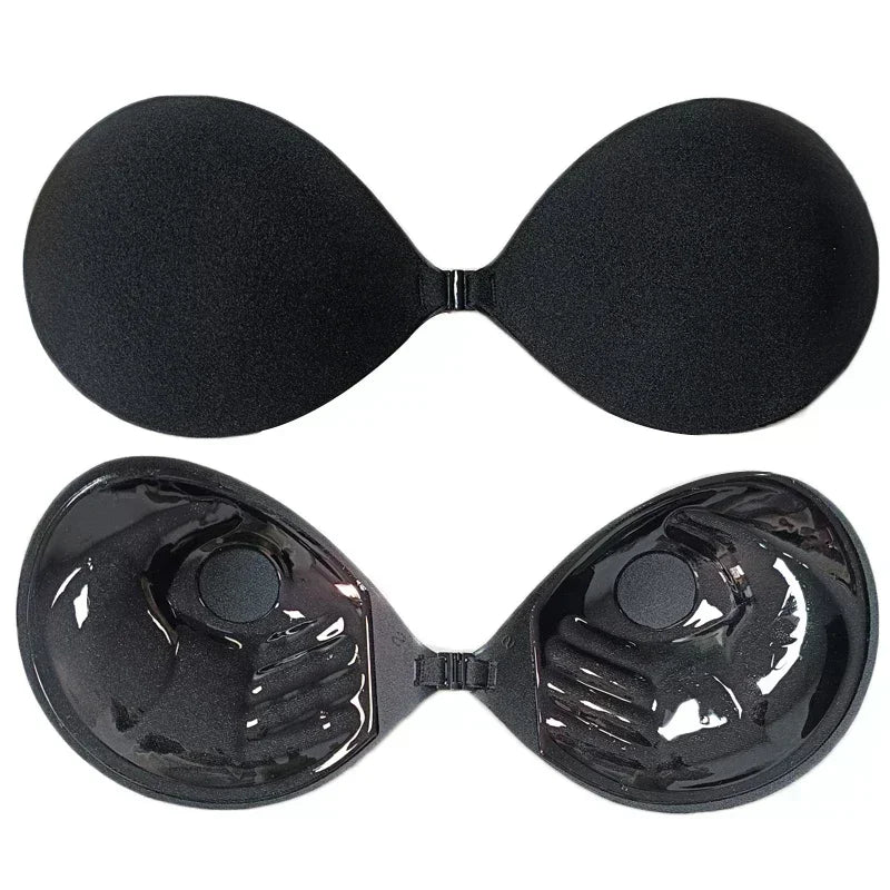 Womens Palm Push Up Invisible Silicone Bra Chest Stickers Lift Up Self Adhesive Bra Cover Bra Silicone Pad Sexy Strapless Breast