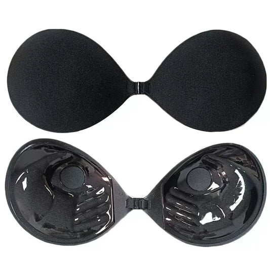 Womens Palm Push Up Invisible Silicone Bra Chest Stickers Lift Up Self Adhesive Bra Cover Bra Silicone Pad Sexy Strapless Breast
