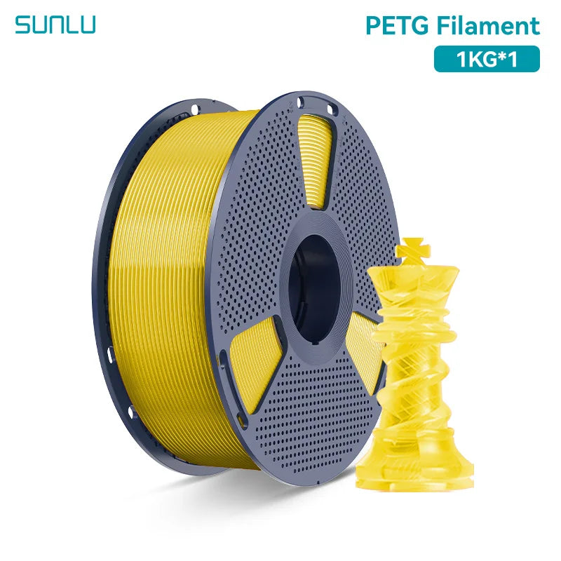 SUNLU PETG 3D Printer Filament 1.75mm High transparency White Color Tolerance+/-0.02mm for DIY gift printing fast shipping