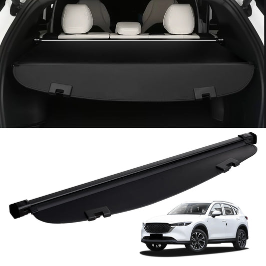 SucceBuy Retractable Cargo Cover Upgraded Waterproof Trunk Cover Security Shield Shade to Mazda CX-5 2017-2024 Rear Trunk Cover
