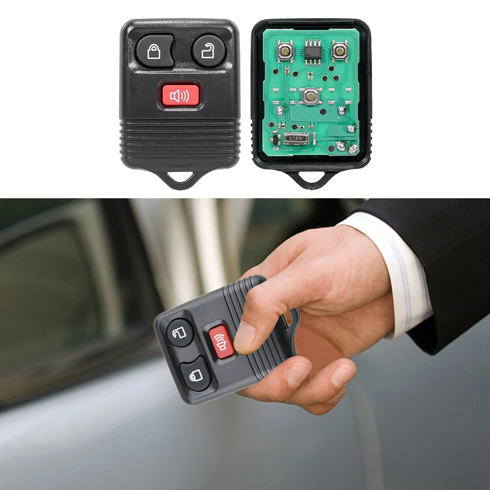 1PCS Car Key Clicker Transmitter 3 Buttons Car Key Transit Keyless Entry Fob 315MHZ Remote Car Key for Ford F150 F250 F350 F450