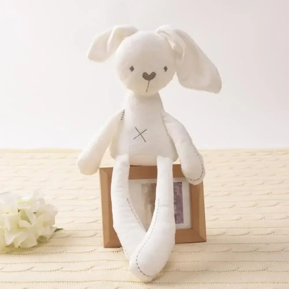 Cute Cartoon Plush Cloth Rabbit Doll Baby Stroller Sleeping Partners Crib Tent Decor Ornaments Kids Toys Birthday Gift