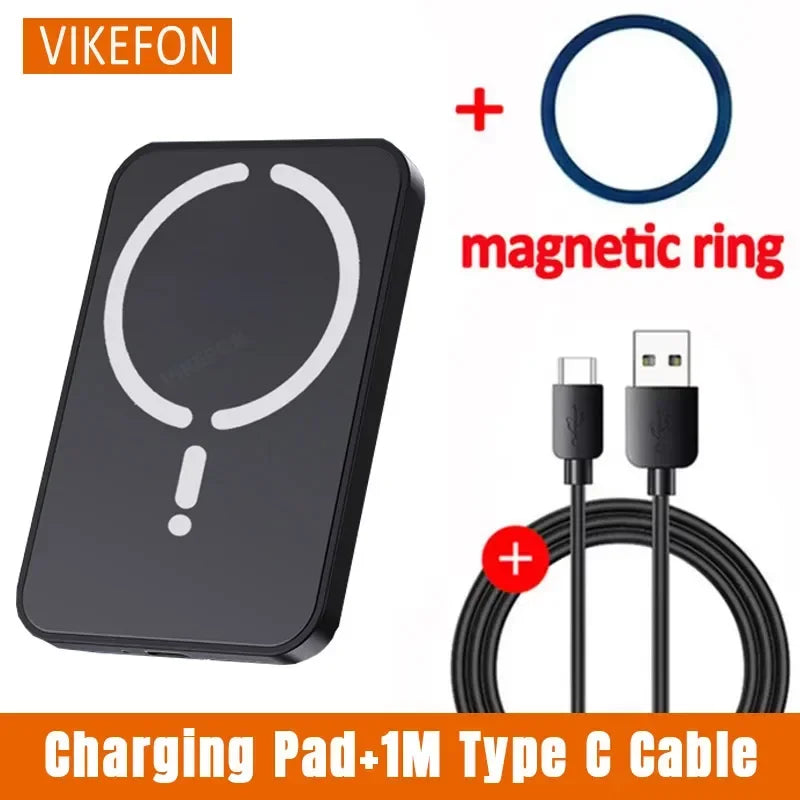 Magnetic Wireless Car Charger Air Outlet Phone Holder for iPhone 17 16 15 14 13 12 Pro Max Fast Wireless Car Charging Station