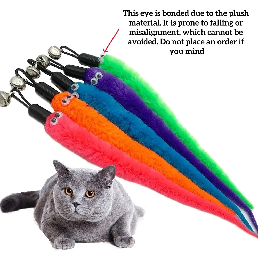 Hot Cat Toys Wand Refills Interactive Cat Toy Replacement Worm Cat Worms Refill Attachments Cat Toy Worms Refills for Cat Wand
