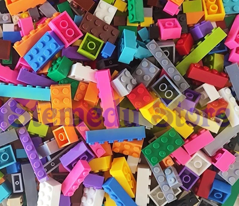 125/250g Building Blocks Bulk Lot Pack Sorted By Color Bricks Block Plate Toys Small Particles Bulk Compatible LeDUO