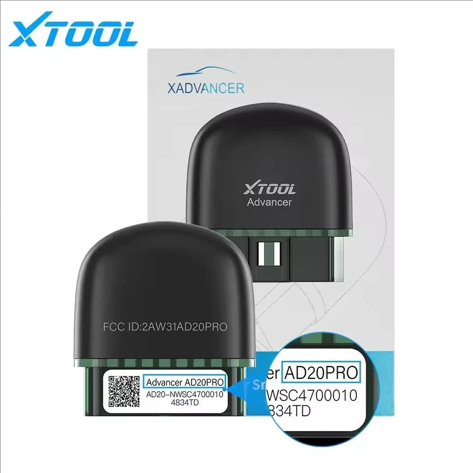 XTOOL Advancer AD20 PRO All System Car Diagnostic Tools Full OBD2 Scanner Battery Check Oil Reset Read/Clear Code Free Update