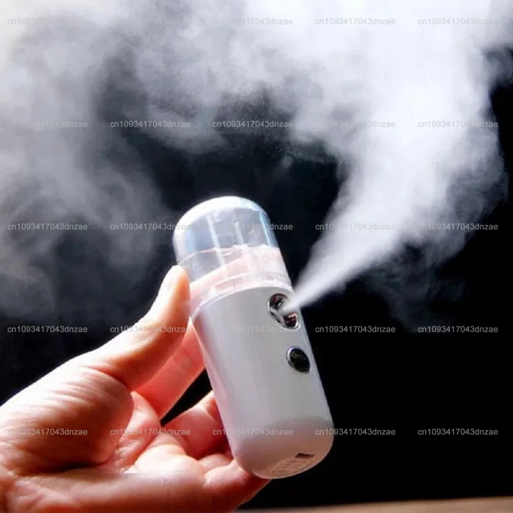 1pcs USB Mist Facial Sprayer Humidifier Rechargeable Nebulizer Face Steamer Moisturizing Beauty Instruments Face Skin Care Tools