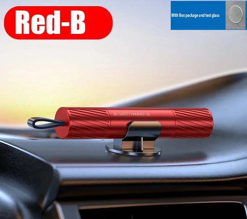 Window Breaker Seatbelt Cutter Car Gadgets Vehicle Escape Tool Safe Hammer Glass Breaker Life-Saving Emergency Artifact One Seco