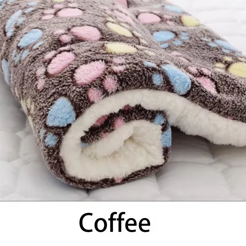 KEMORELA Flannel Pet Sleeping Mat Dog Bed Winter Puppy Bed Dog Sofa Mattress Cushion for Small Large Dog Blanket Pet Supplies