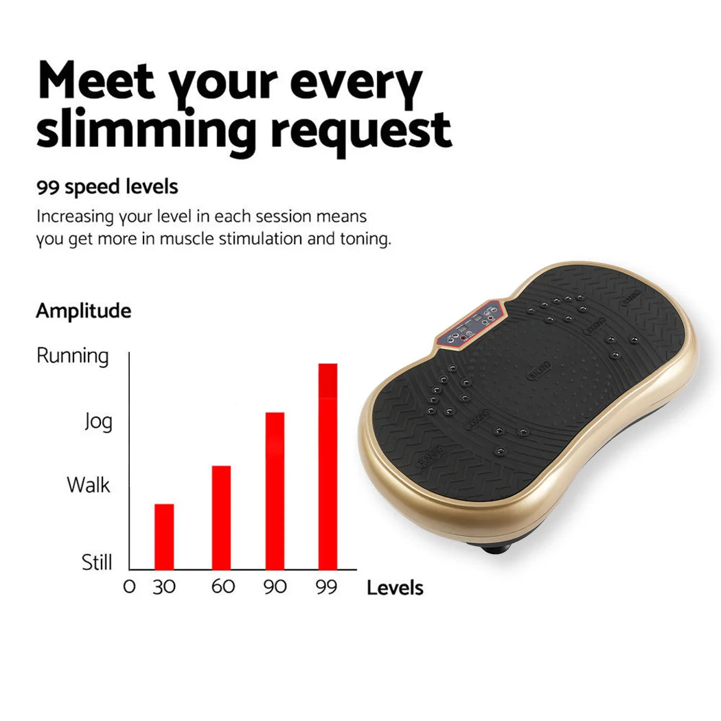 PORIYA Exercise Vibration Machine Platform Fitness Vibrating Plate Full Body Workout AU