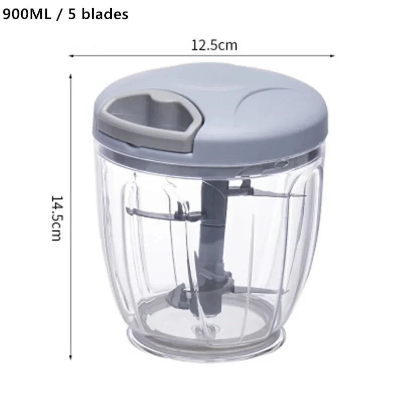 1pc, Vegetable Cutter, Multifunctional Garlic Masher, Manual Food Chopper, Vegetable Chopper, Creative Garlic Crusher, Meat Mash