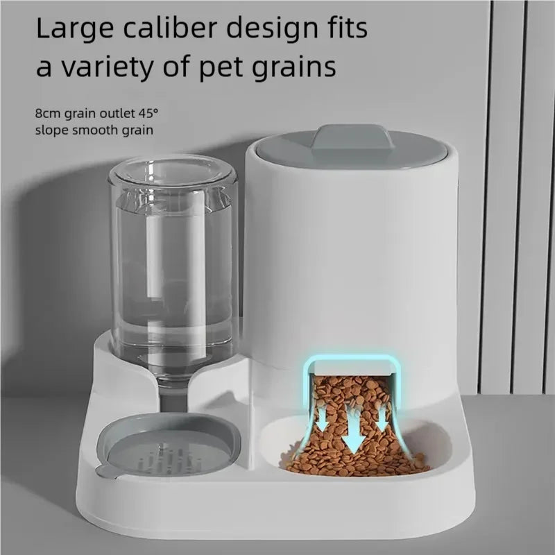 Automatic Gravity Cat Water Dispenser Feeder No Electricity Needed Spill-Proof Large Capacity Pet Supplies for Cats Dogs