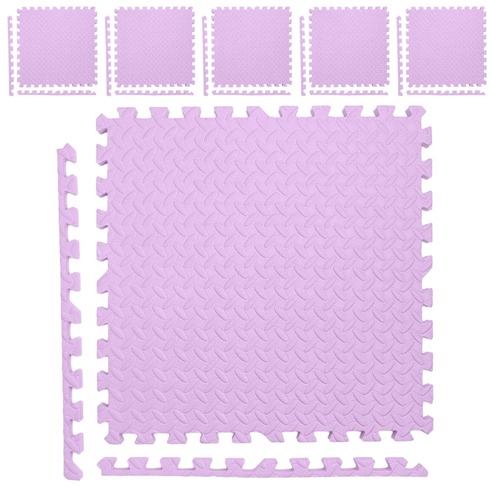12 Pack Puzzle Exercise Floor Mat, EVA Foam Mats with Interlocking Floor Tiles Heavy Duty Puzzle Baby Kids Playmat