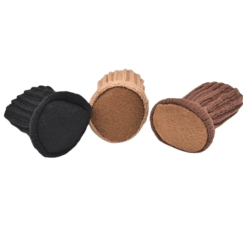 24PCS Floor Protector Chair Leg Sock Cute Anti-Noise Elastic Table Foot Cover Knitting Non-Slip Protective Case
