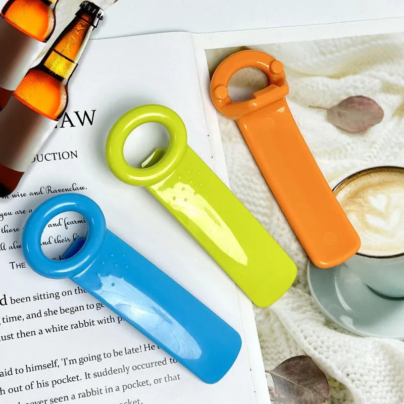 1PCS Opener Phone Stand Universal Canned Can Opener Non-slip Bottle Cap Beer Open Cap Kitchen Gadget 2 In 1 Portable Bottle