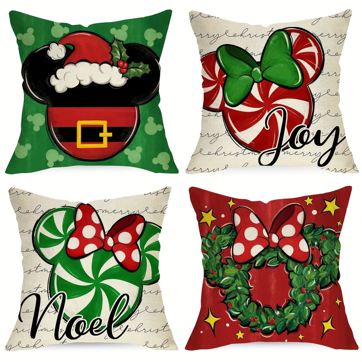 1pc/4pcs Vintage Fall Pillow Covers 18x18 Inch - Autumn Orange White Pumpkin Design for Christmas Thanksgiving