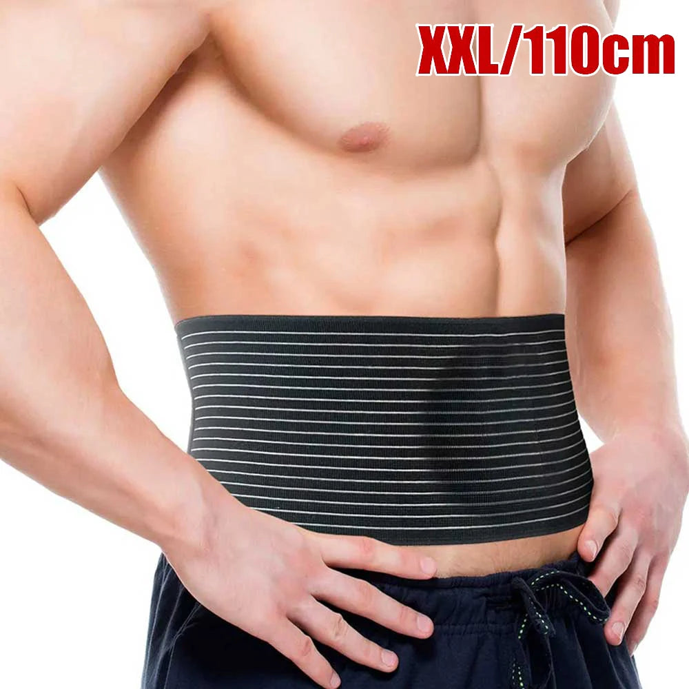 Premium Umbilical Hernia Belt Abdominal Binder with Hernia Support Pad, Navel Ventral Epigastric Incisional Belly Button Hernias