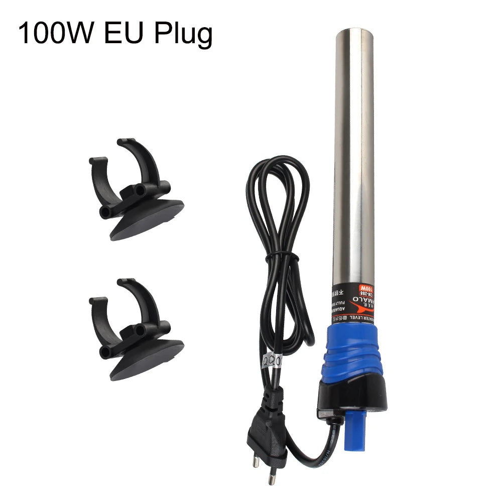 Fish Tank Heating Rod Thermostat Heater Rod 220V EU Plug Adjustable Temperature For Fish Tank Water Heating 50W/100W