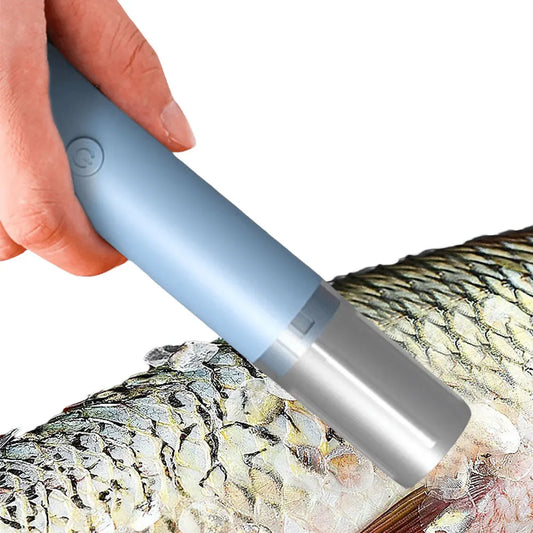 Cordless Fish Scaler Rechargeable Fish Scraper Waterproof Easily Remove Fishscales for Chef and Home Cooks Fish Cleaning Tools