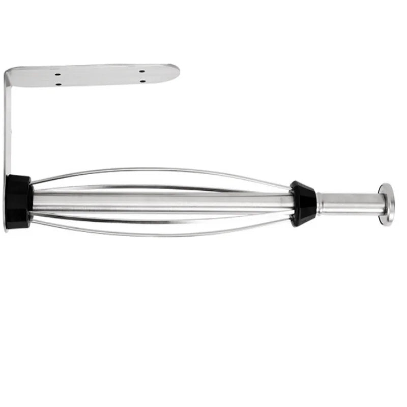Premium Punch‑Free Stainless Steel Wall Mount Paper Towel Holder, Adhesive No‑Drill Storage Organizer for Bathroom Toilet Tissue