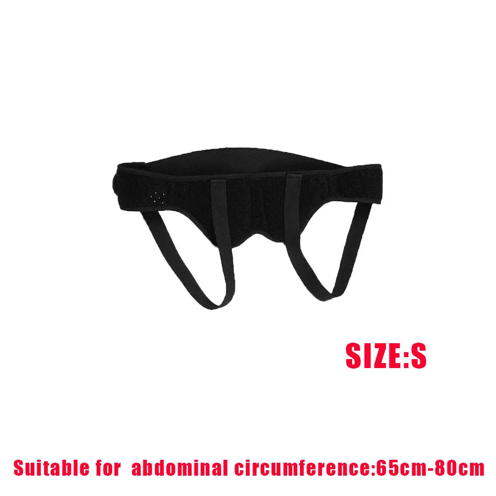 1Pcs Hernia Belt Truss for Inguinal or Sports Hernia Support Brace Pain Relief Recovery Strap with 2 Removable Compression Pads