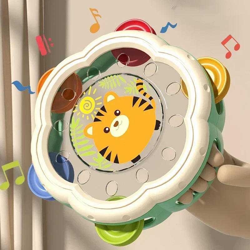 Baby Musical Instruments Drum Toys Montessori Learning Toys for Toddlers 1-3 Baby Early Hand Development Interactive Music Toys