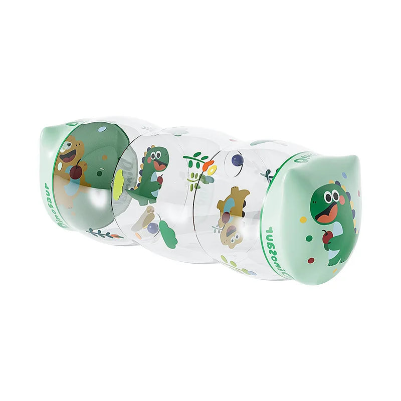 Inflatable Baby Crawling Roller Toy with Rattle and Ball PVC Early Development Fitness Toys Early Educational Toy For Children
