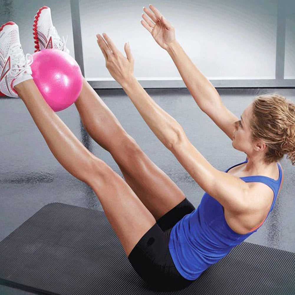 25cm Mini Yoga Ball Fitness Pilates Reduce Fat Ball Thick Explosion-proof PVC Non Slip Gym Home Training Workout Exercise Ball