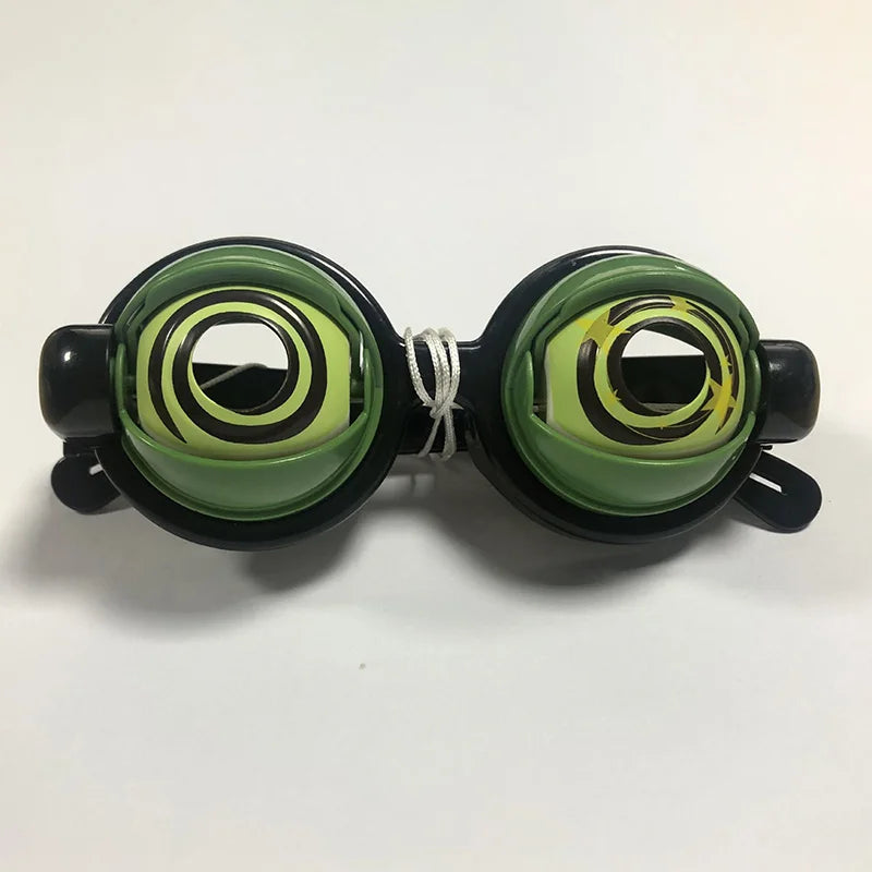 Funny Prank Glasses Novelty Creative Toy Crazy Eyes Blink Big Eye Makeup Party Cosplay Dress up Game Kid Girl Boy Gift Toy