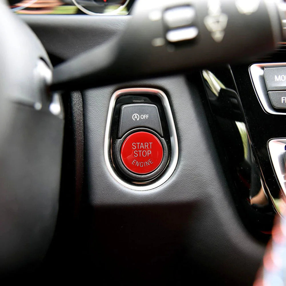 2/1pcs Car Engine STOP Button Replace Cover START Switch Replacement Accessories for BMW F20 F21 F22 F23 F30 F31 F32 F33 F10 F11
