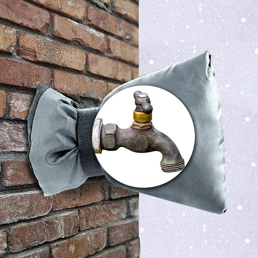 Outdoor Faucet Cover, Winter Freeze Protection Insulation for Water Taps, Garden Faucet Protector 2030