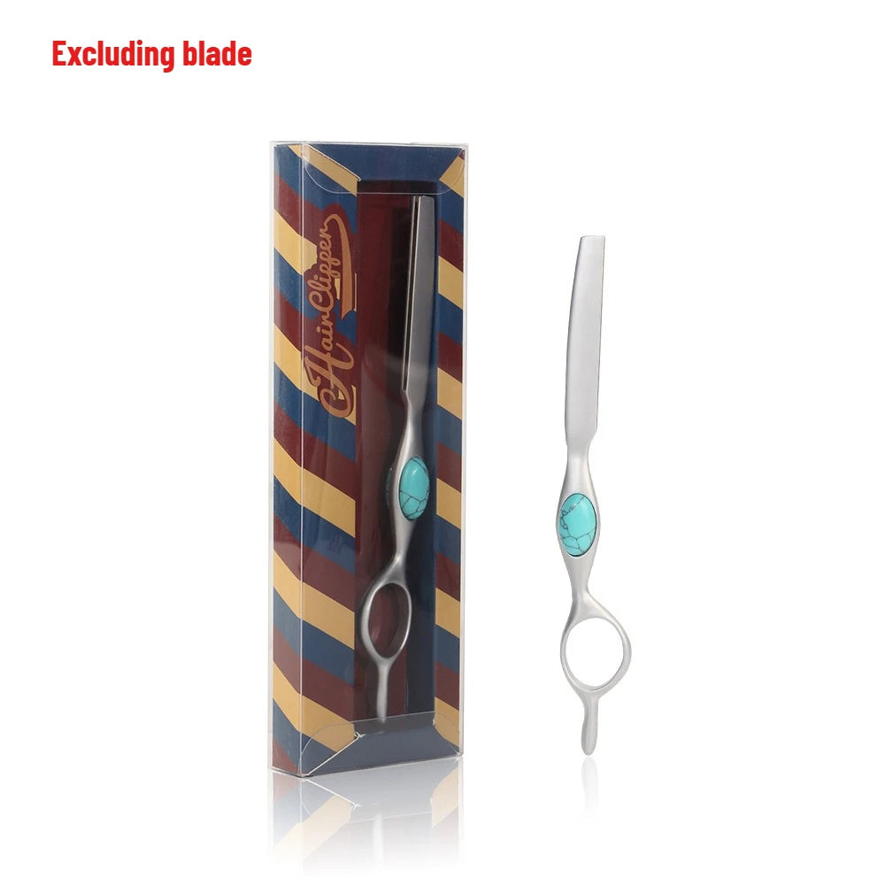 Professional Sharp Barber Razor Blade Purple Dragon Hair Razors Cut Hair Cutting Thinning Knife Salon Tools