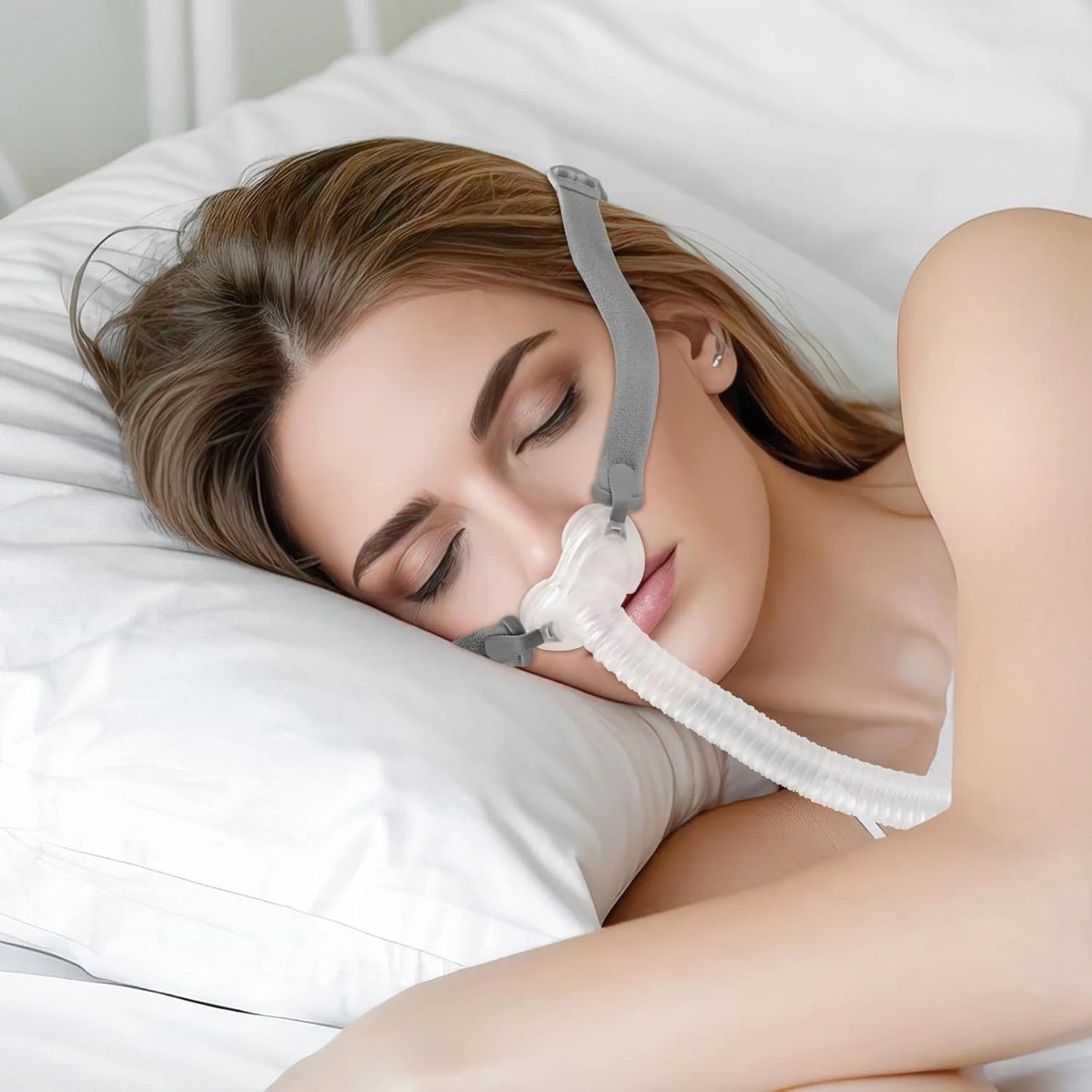 P10 Nasal Pillow is suitable for ResMed AirFit P10 nasal pillow replacement pad silicone soft cushion CPAP mask.