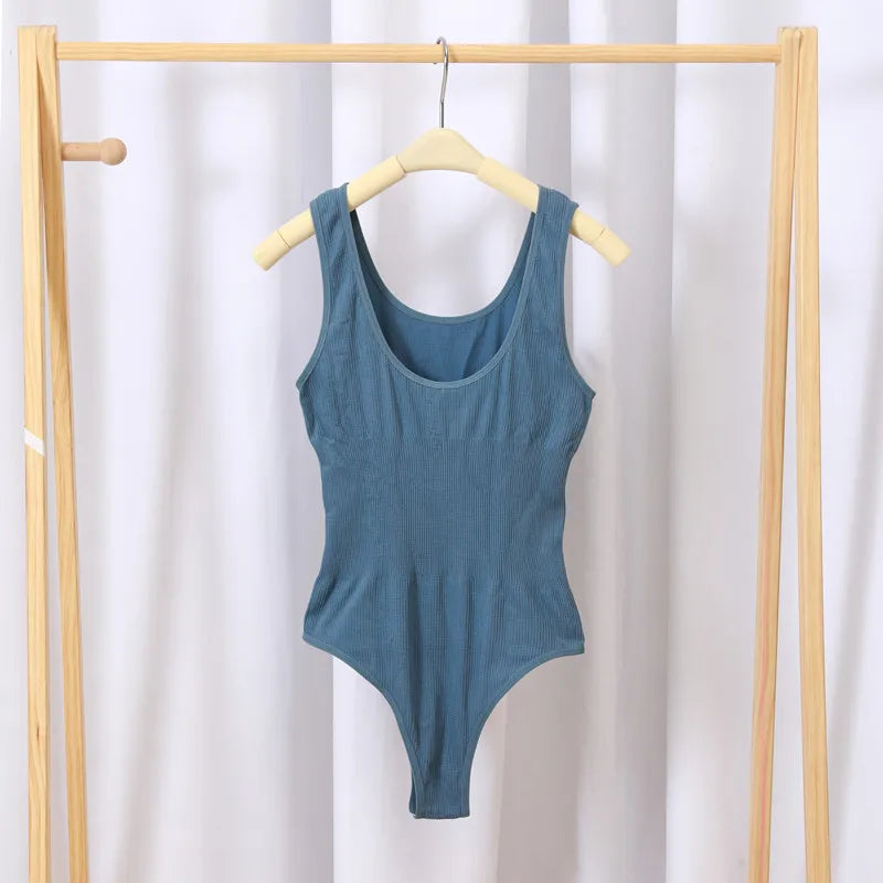 Women Non-wire Bra And Panties Set Seamless Underwear Lingerie Set Tummy Control Shapewear Slimming Thong Female Jumpsuit