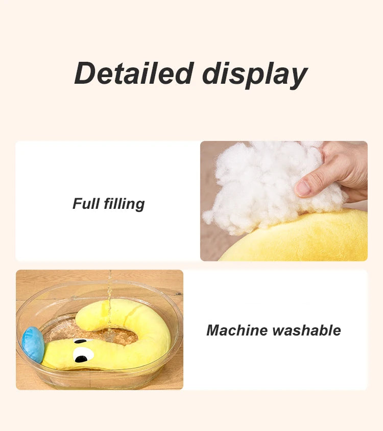 Winter Pet Little Pillow U-Shaped Neck Protector Deep Sleep for Puppy Kitten Pillow Dogs Cats Headrest Sleep Pillow Pet Supplies