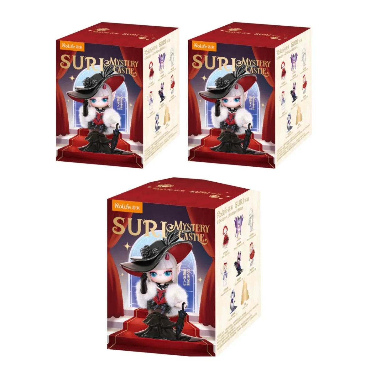 Rolife Suri Blind Box Suri's Mystery Castie Action Figure Collectible Doll Toys Surprise Box Gift for Kids Friends Adults