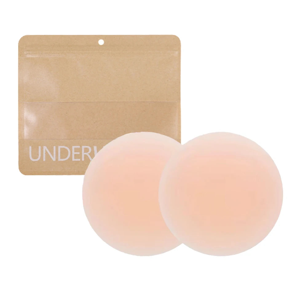 Silicone Nipple Covers Pasties Reusable Adhesive Seamless Sticky Bra Waterproof Invisible Boob Tape Breast Petals