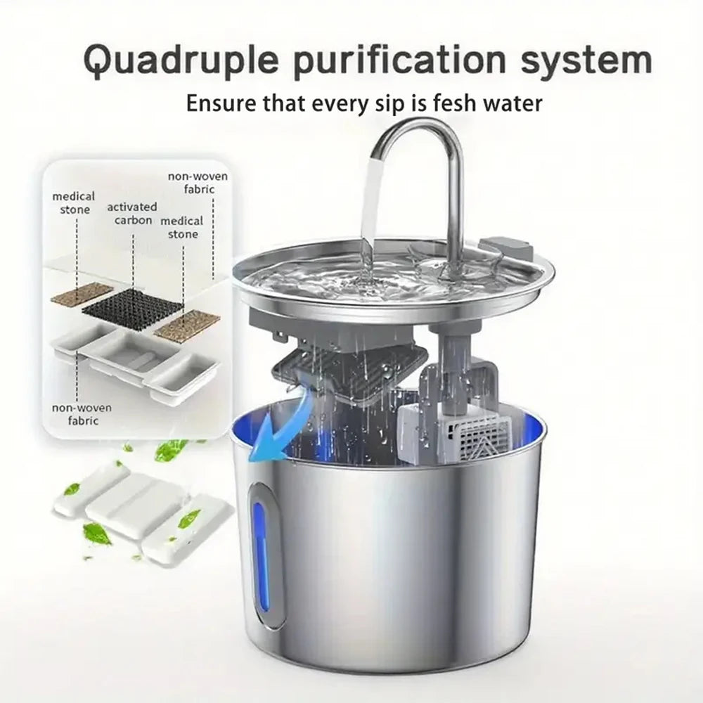 Replacement Activated Carbon Filter Cat Dog Drinking Fountain Replaced Filters for Pet Water Fountain Dispenser Accessorie