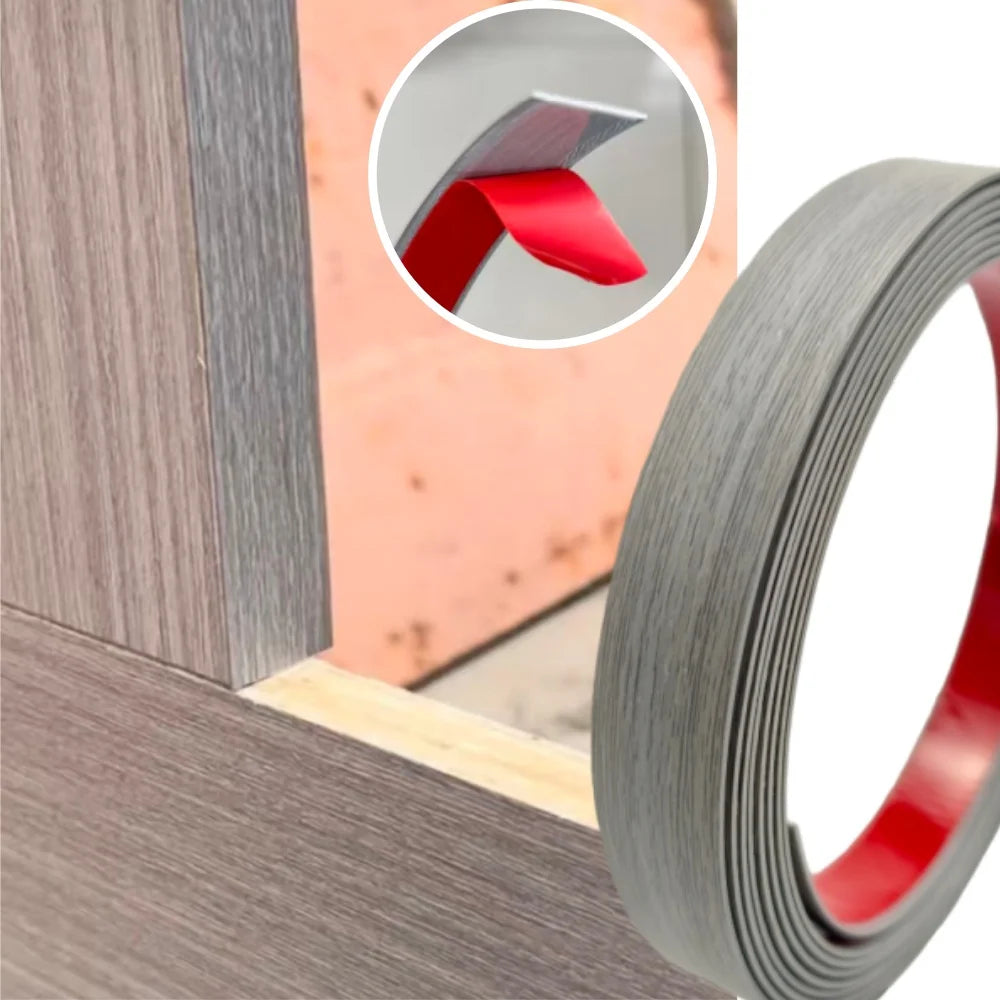 1Roll 3meter/5m Furniture Edge Banding,self-adhesive Repair Strip,PVC Decorative Sticker,plywood Thickened Repair Strip