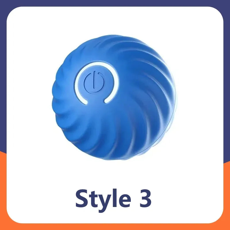 1PCS  Dog Toys Intelligent Gravity Jump Ball Rechargeable Bite-Resistant Rolling Ball Cat And Dog Chase Interactive Pet Toys
