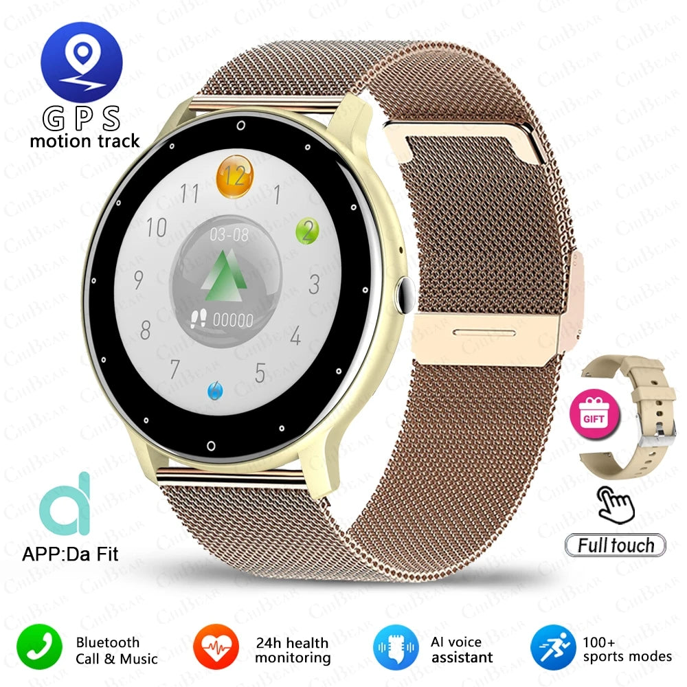2025 New Bluetooth Call Smart Watch Ultra Light Men's Sports Fitness Waterproof Watch Heart Rate Monitor Full Touch Screen Watch