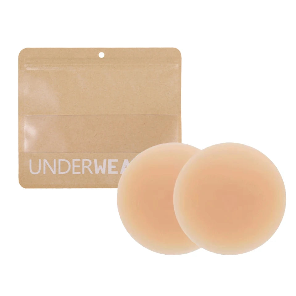 Silicone Nipple Covers Pasties Reusable Adhesive Seamless Sticky Bra Waterproof Invisible Boob Tape Breast Petals