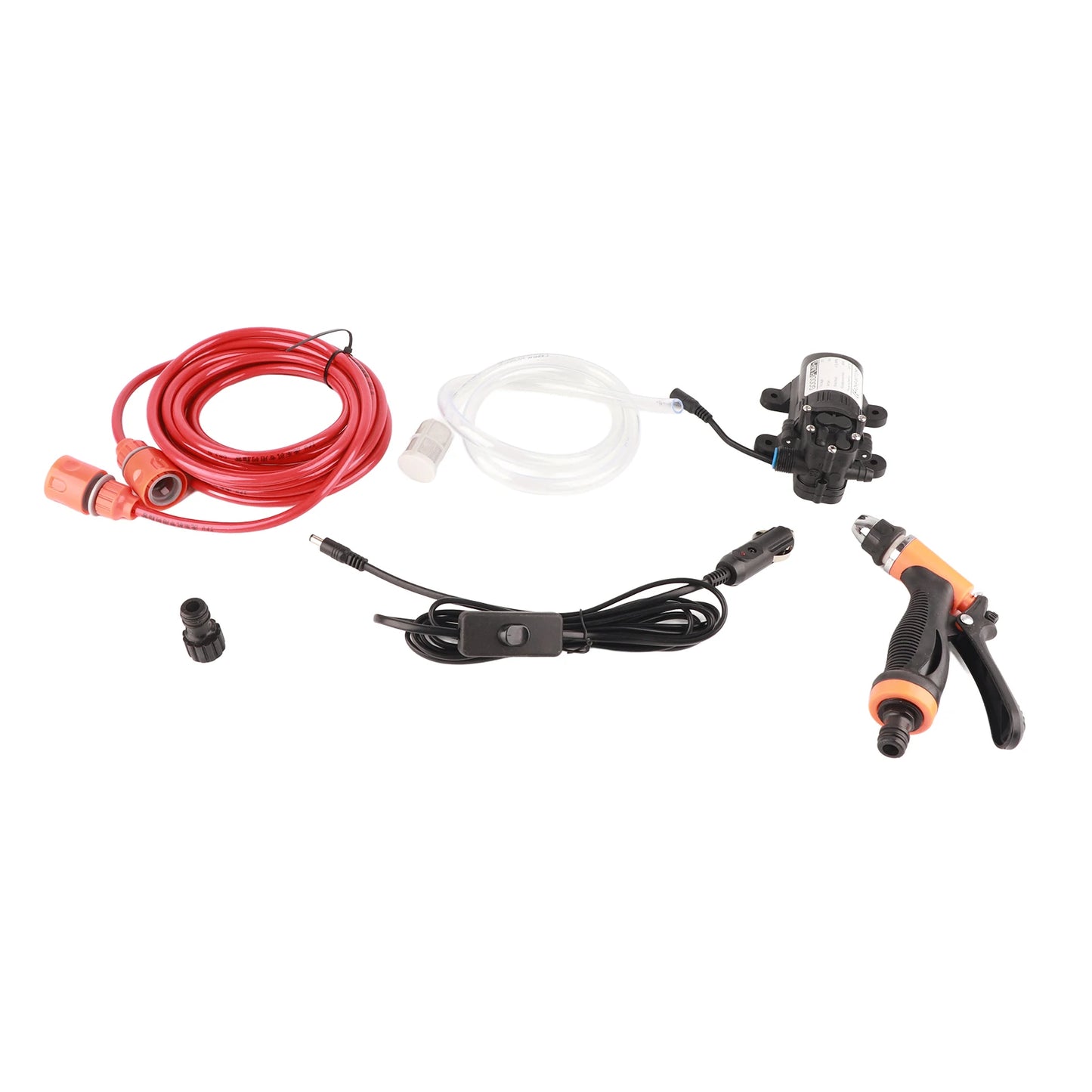 12V Car Cleaning Machine High Pressure Electric Car Washer Cleaning Machine Water Pump Trigger Spray Gun Washing Kit