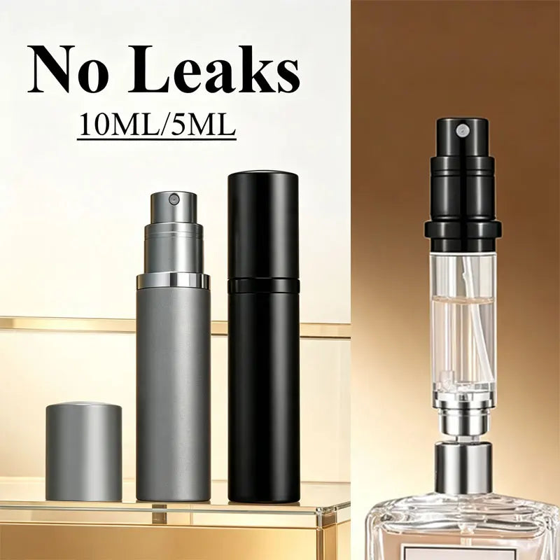 10/5ML Perfume Atomizer Portable Liquid Container for Cosmetics Traveling Mini Aluminum Spray Empty Refillable Bottle Косметика