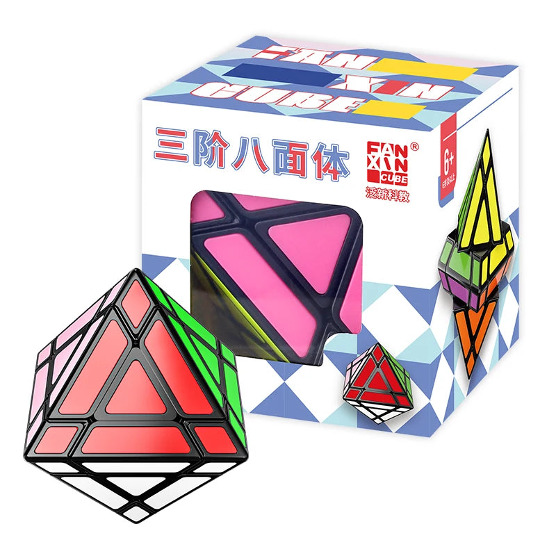 [JudyCube] Fanxin Third-order octahedron Magic Speed Cube Fidget Toys Fanxin FTO 3X3 Cubo Magico Puzzle