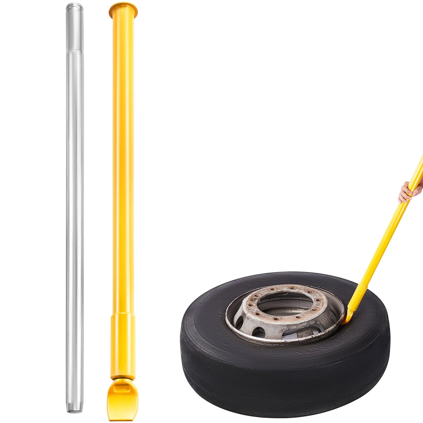 SucceBuy Tire Bead Breaker Slide Hammer Tire Slide Hammer Heavy Duty Steel Tire Changing Tool for Truck Car Trailer Tire Removal