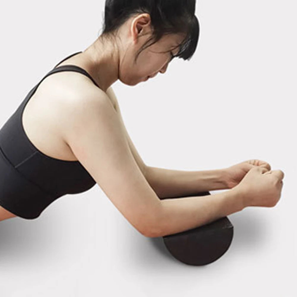Half Round Yoga Massage Roller Column Muscle Relaxation Yoga Column Roller Tool Gymnastic Massager Roller for Home Gym Exercise